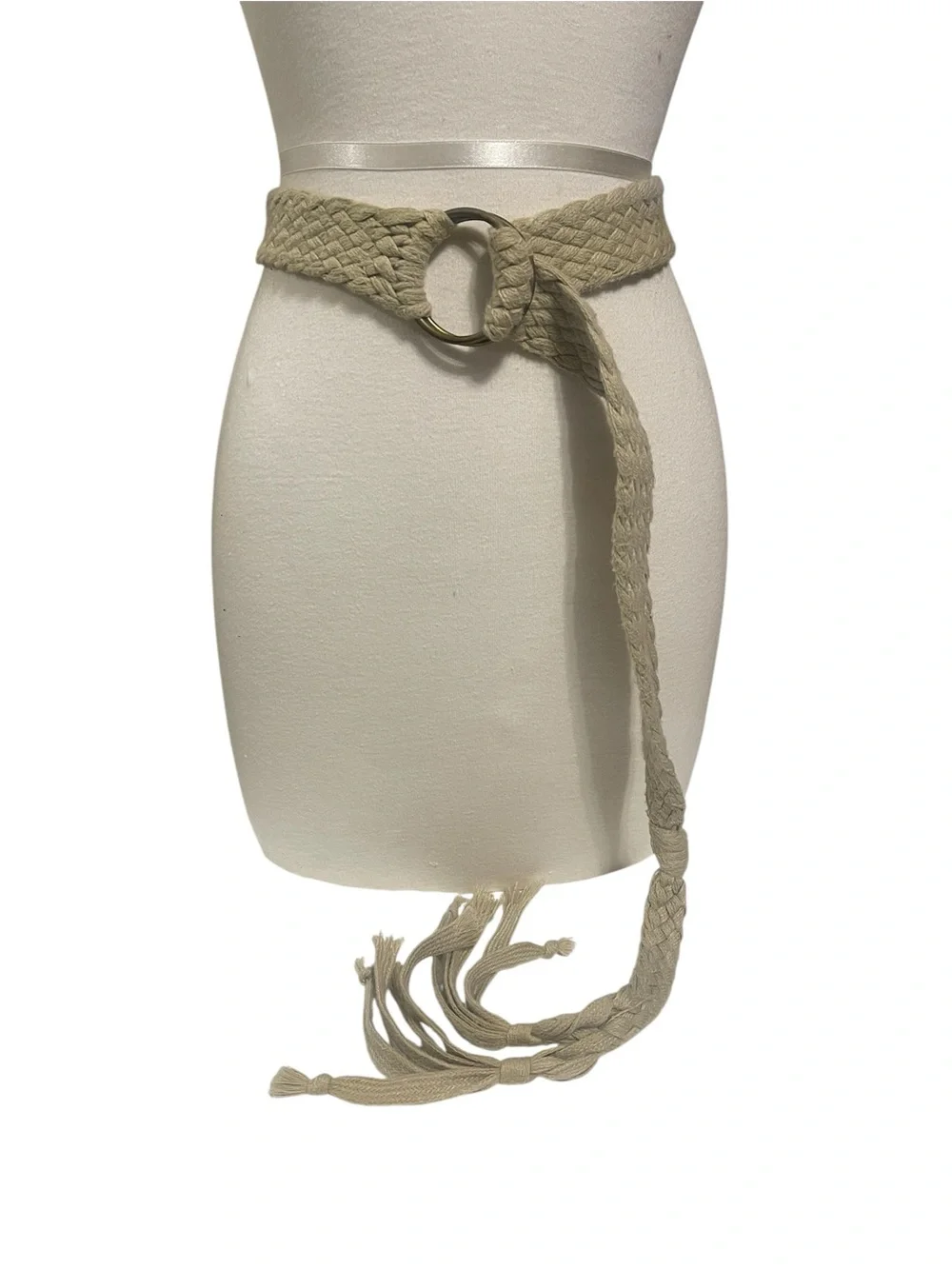 Soft Braided Tassel Woven Waist Belt